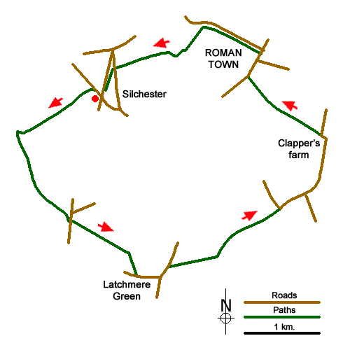Walk 1847 Route Map