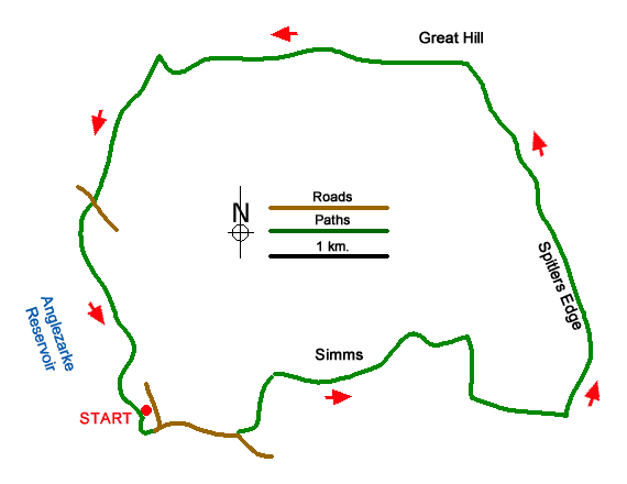 Route Map - Walk 1850