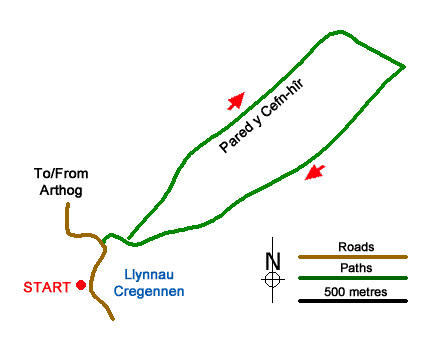 Route Map - Walk 1851