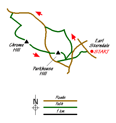Walk 1861 Route Map