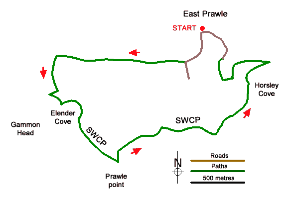 Route Map - Walk 1866