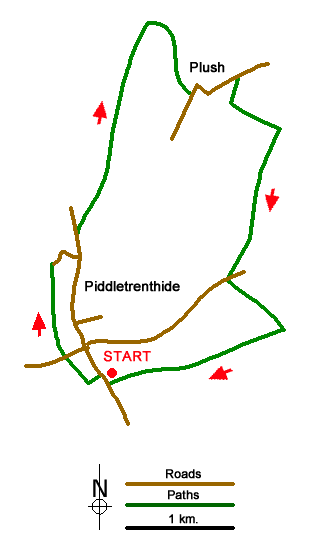 Route Map - Walk 1868