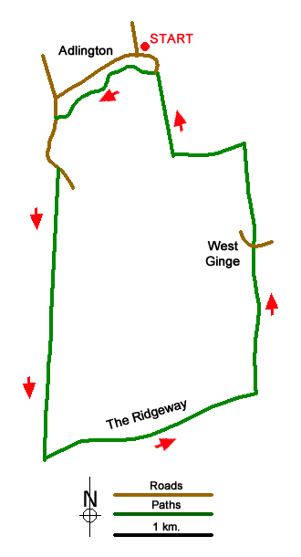 Route Map - Walk 1873