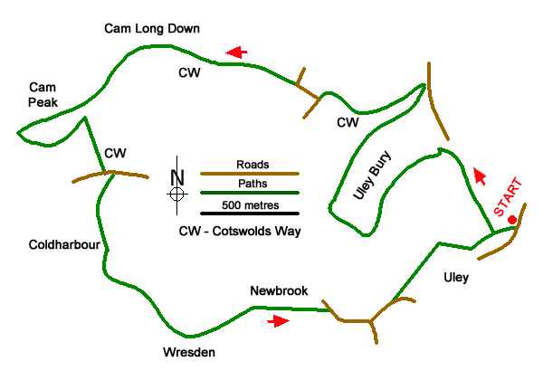 Route Map - Walk 1877