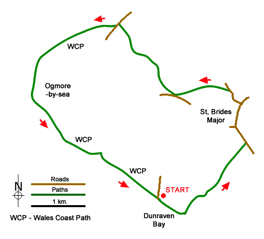Route Map - Walk 1884