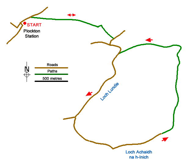 Route Map - Walk 1886