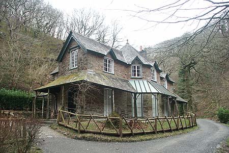 Watersmeet House is a former fishing lodge