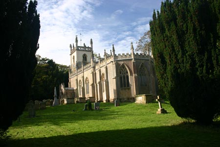 The church at Raithby near Louth