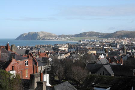 View over Llandudno to Little Orme, Invalid's Path