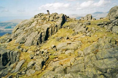 Rocks on top of Harter Fell