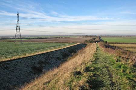 Photo from the walk - The Devil's Dyke from Reach