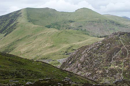 Part of the Natlle Ridge seen from Moel Lefn