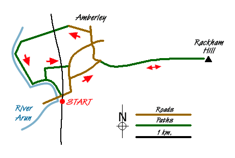 Walk 1917 Route Map