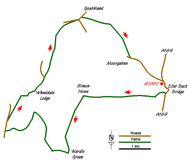 Walk 1922 Route Map