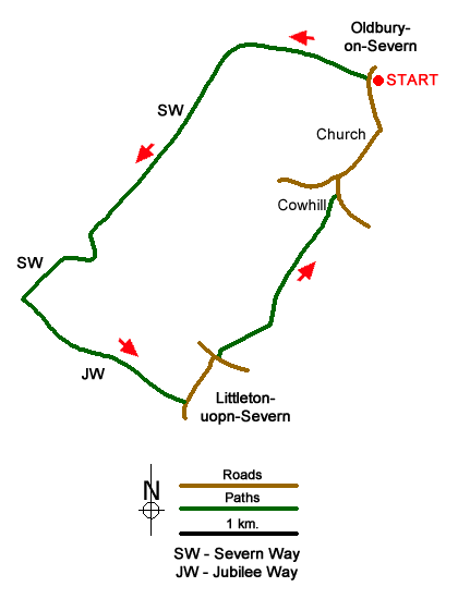Walk 1927 Route Map