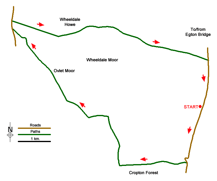 Route Map - Walk 1930