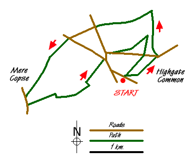 Route Map - Walk 1934