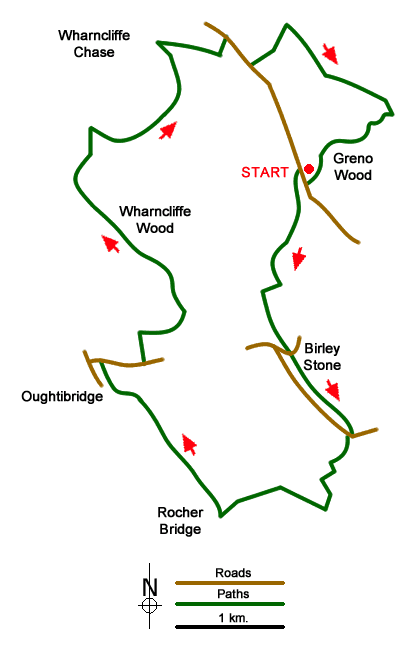 Walk 1935 Route Map