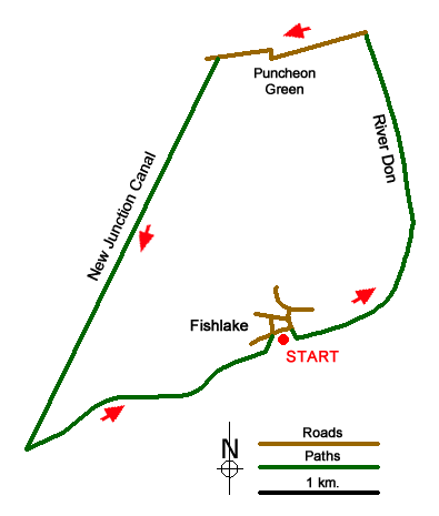 Route Map - Walk 1939