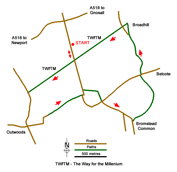Route Map - Walk 1941