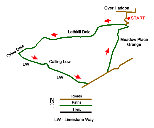 Walk 1945 Route Map