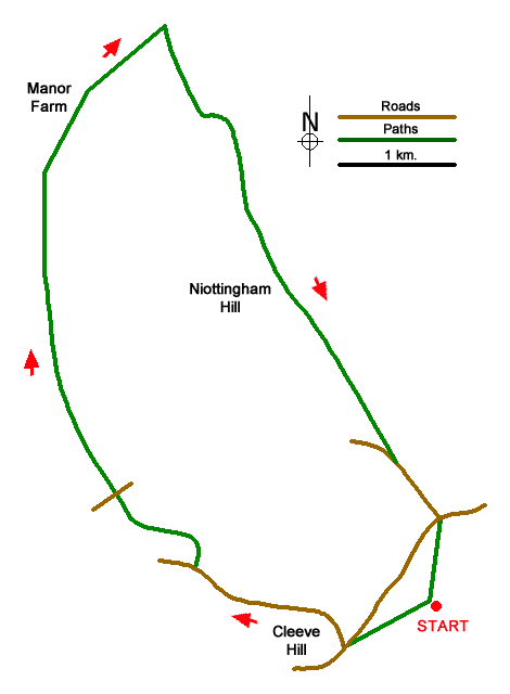 Walk 1949 Route Map