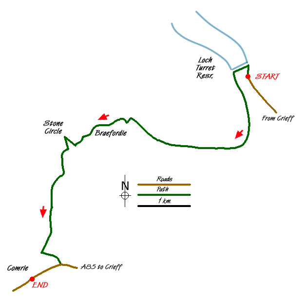 Walk 1968 Route Map