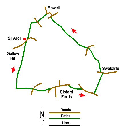 Walk 1971 Route Map