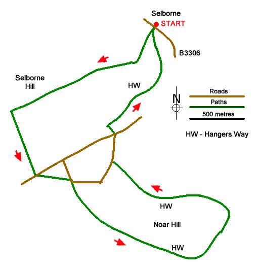 Route Map - Walk 1976