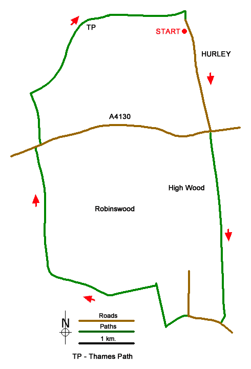 Walk 1982 Route Map