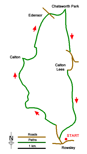 Route Map - Walk 1986