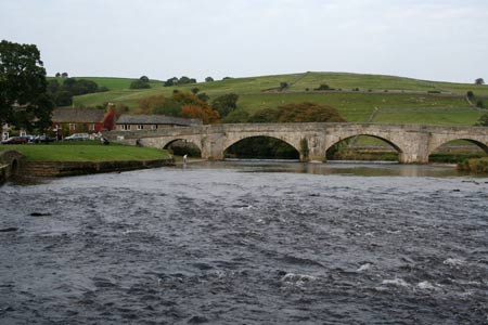 The bridge across the Wharfe at Burnsall
