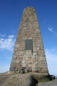 The Obelisk above Cracoe village