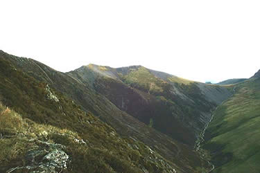Whiteside - The view of the ridge to Hopegill Head ridge