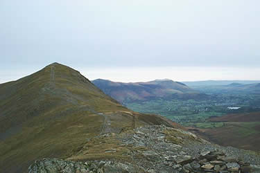 Grisedale Pike seen from Hobcarton Crags