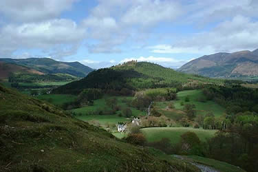 Looking north from the North Ridge of Catbells