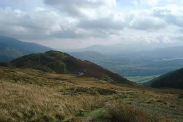Looking back at Barf from the slopes of Lords Seat