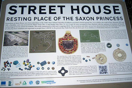 Street House information board, near Loftus