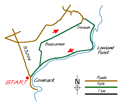 Walk 2001 Route Map