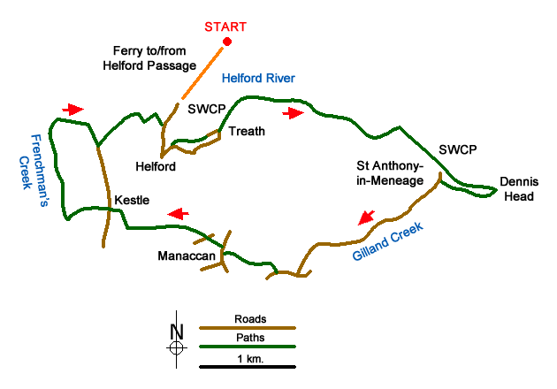Route Map - Walk 2007