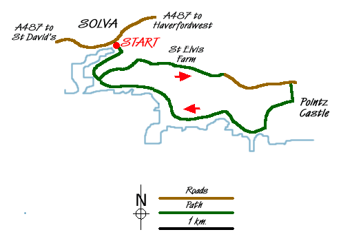 Route Map - Walk 2056
