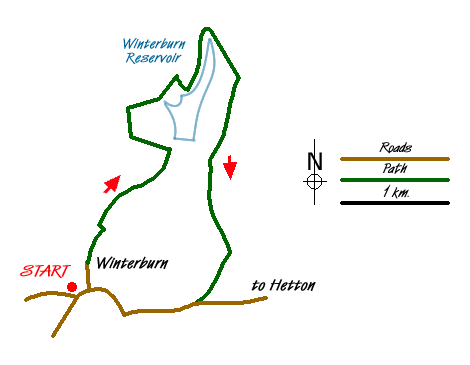 Route Map - Walk 2066