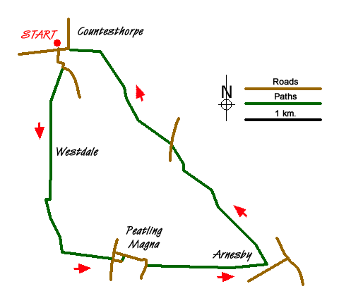 Route Map - Walk 2078