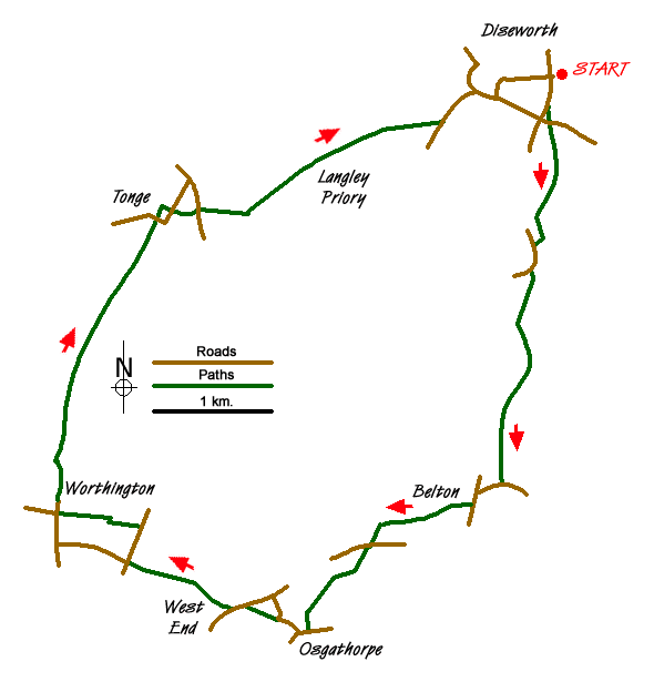 Route Map - Walk 2080