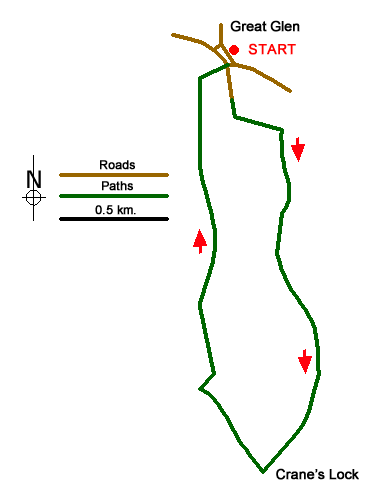 Route Map - Walk 2084