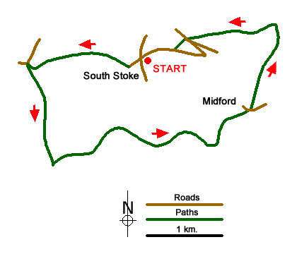 Route Map - Walk 2087