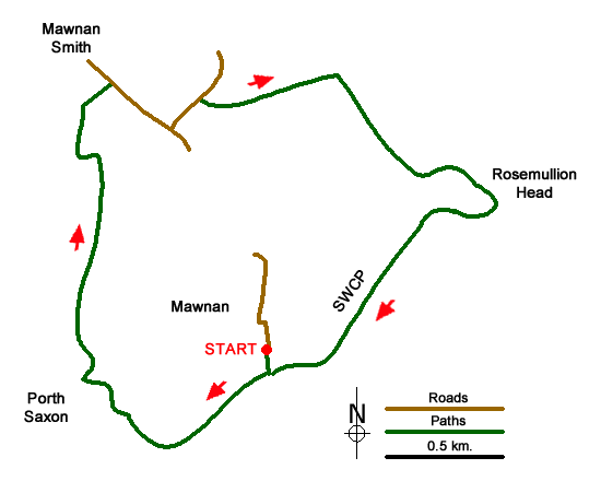 Route Map - Walk 2088
