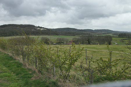 Great Tottington Farm and the North Downs