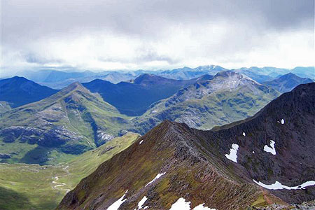 The Ring of Steall from Carn Mor Dearg
