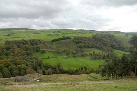 The valley of Crimsworth Dean near Heptonstall